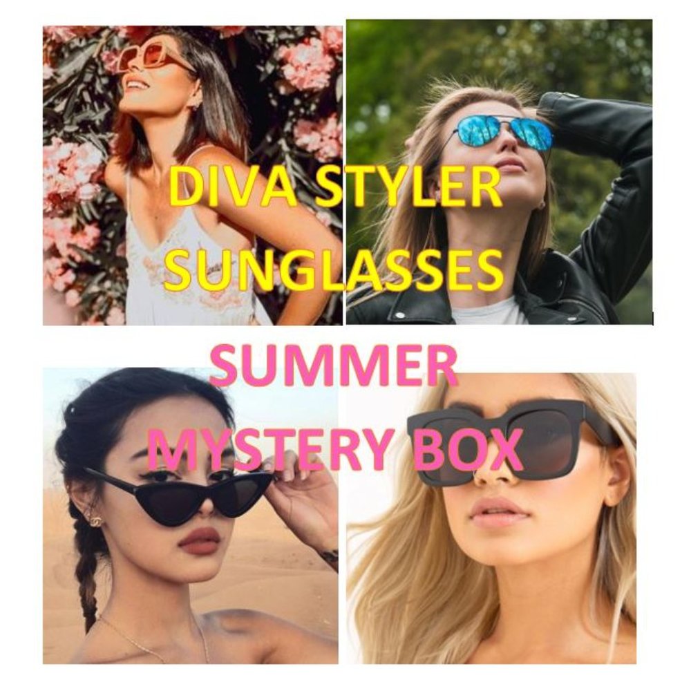 MYSTERY BOX (2 Sunglasses + 1 GIFT) SURPISE‎ FUN!